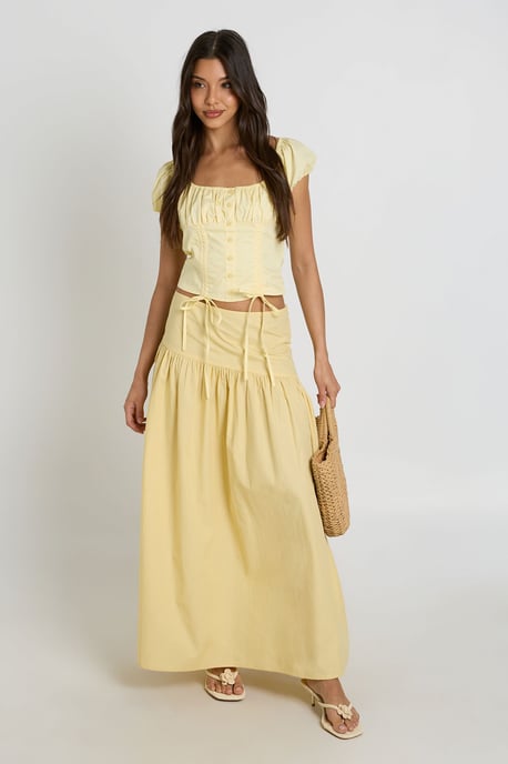 Button Down Puff Sleeve Top - Image 3