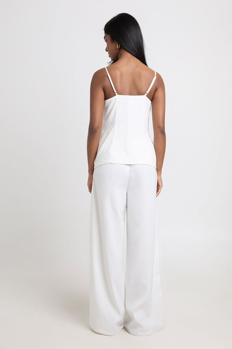 Bandeau Tailored Wide Leg Jumpsuit - Image 2