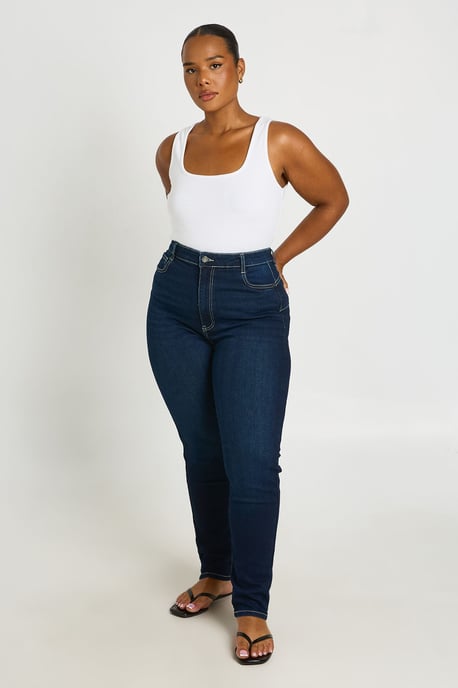 Plus High Waist Booty Lifting Skinny Jean - Image 4