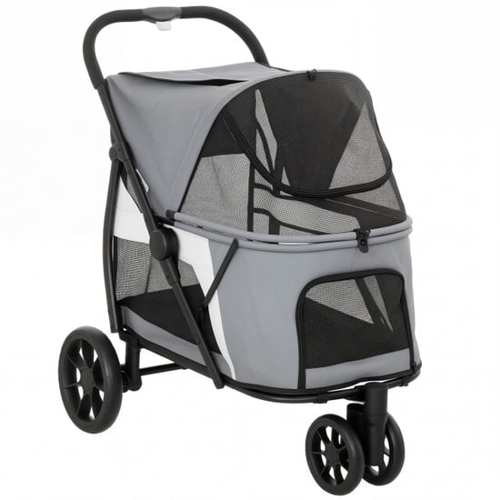 4goodz Luxe hondenkar hondenbuggy tot 20 kg met achterzak - - Image 1