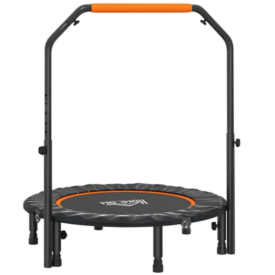 4goodz Fitnesstrampoline opvouwbaar rebounder met verstelbare handgreep 102 cm - Image 1