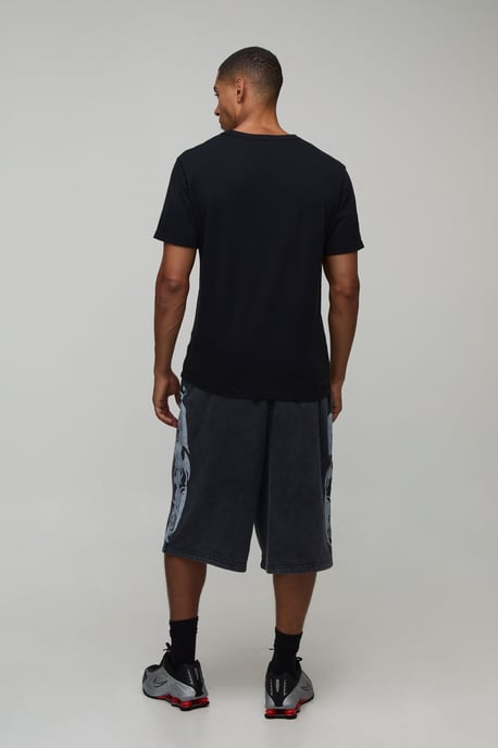 Gothic Washed Jersey Bermuda Jort - Image 2
