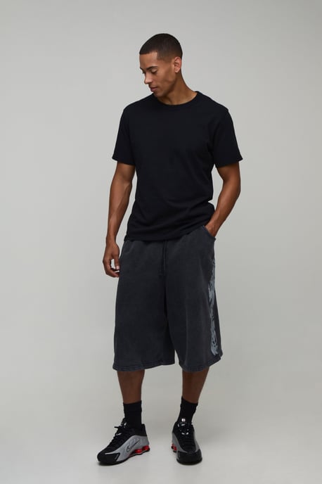 Gothic Washed Jersey Bermuda Jort - Image 4