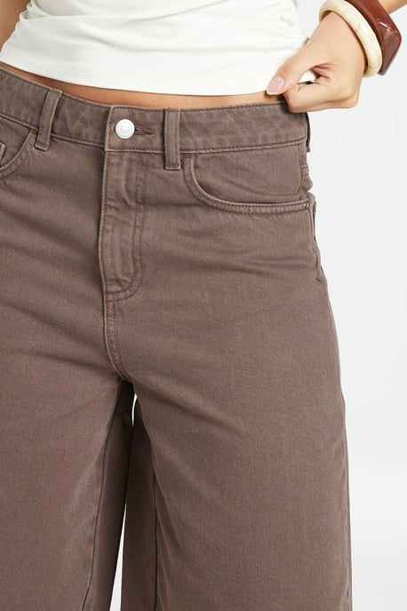 Mid Rise Denim Jorts - Image 4
