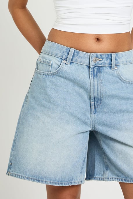 Denim Boyfriend Short - Image 4