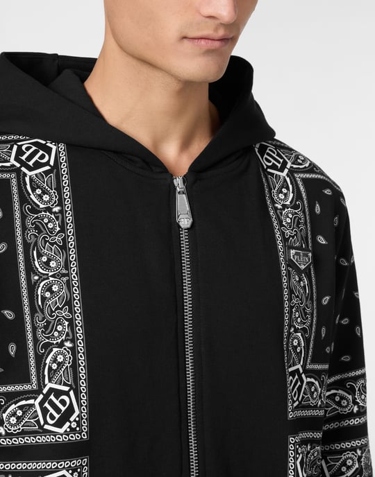 Hoodie Sweatjacket Paisley - Image 5