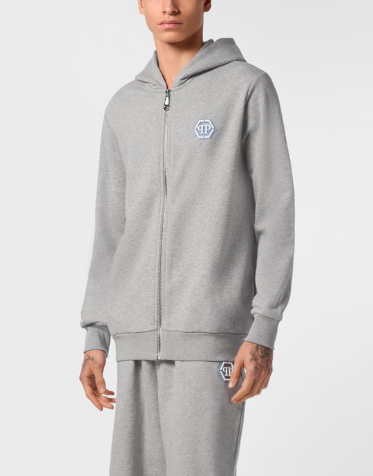 Huvtröja Sweatjacket Iconic Plein - Image 2