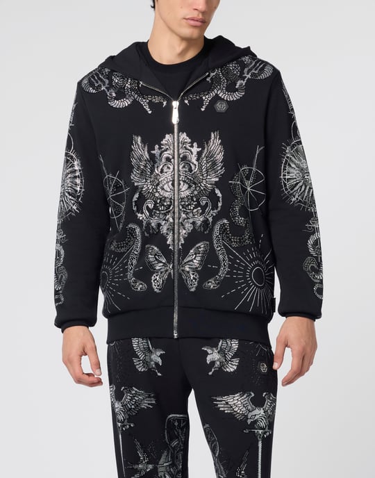 Zip Hoodie Tattoo Stones Tattoo - Image 2
