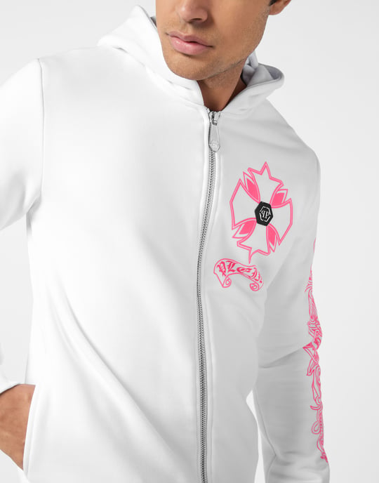 Hoodie Sweatjacket Chrome - Image 3