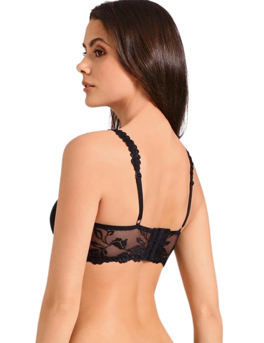 Aubade Softessence Spacer Plunge Bra - Noir - Image 2
