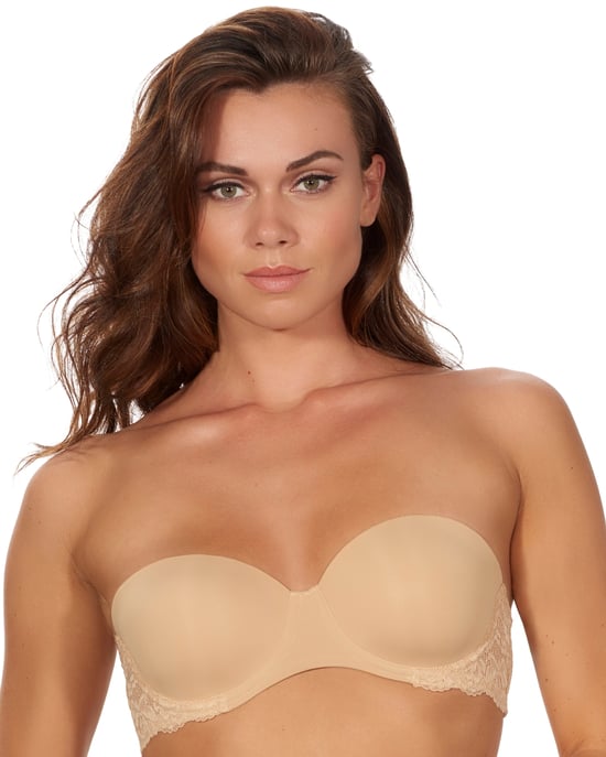7002 After Eden Basic Strapless Lace Bra - Image 1
