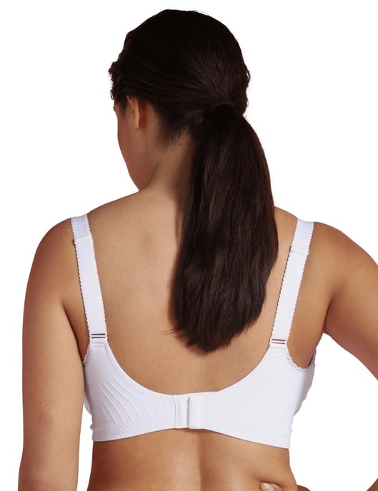 Carriwell Padded & Carri-Gel Nursing Bra - White - Image 2