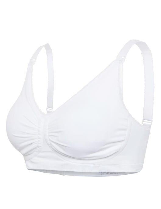 Carriwell Padded & Carri-Gel Nursing Bra - White - Image 4