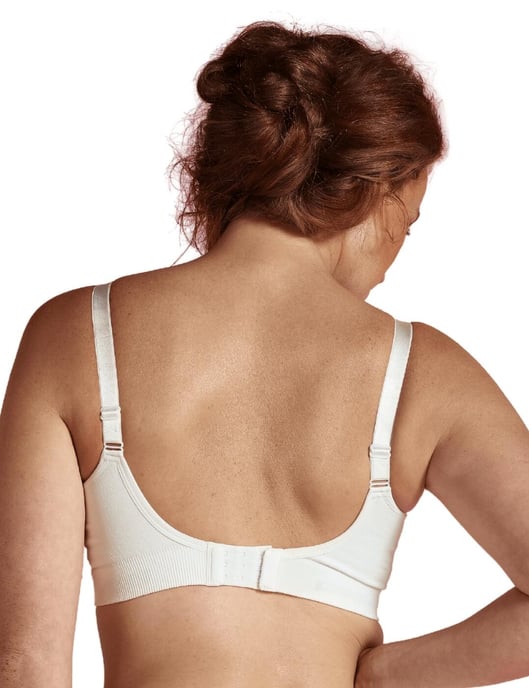 Carriwell Organic Maternity & Nursing Bra - White - Image 2