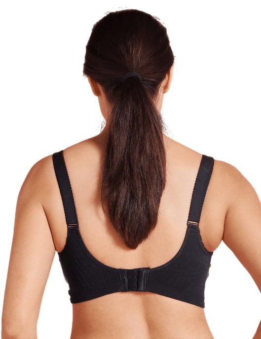 Carriwell Padded & Carri-Gel Nursing Bra - Black - Image 2