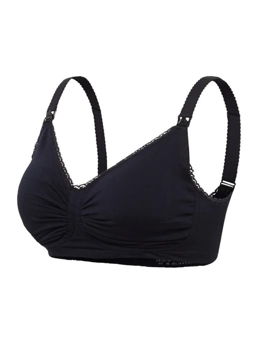 Carriwell Padded & Carri-Gel Nursing Bra - Black - Image 3
