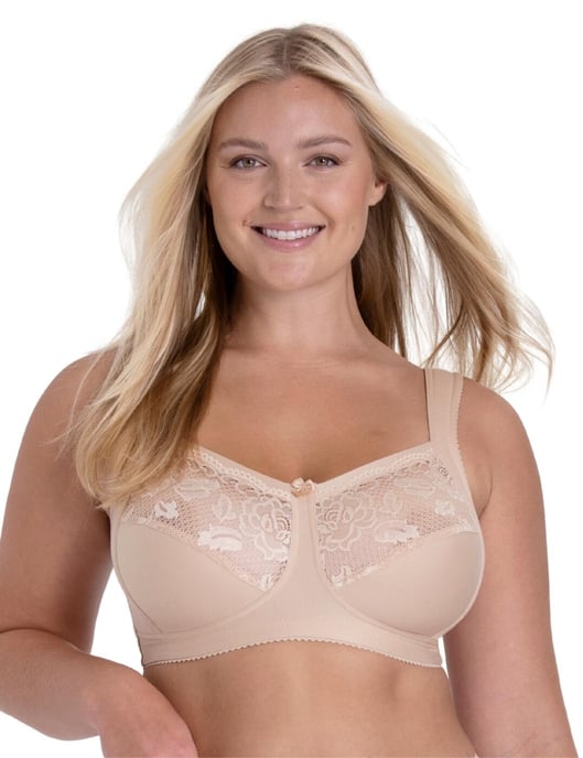 2393 Miss Mary Of Sweden Lovely Lace Non Wired Support Bra - Image 2