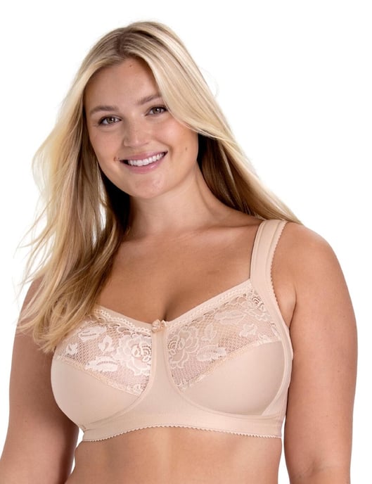 2393 Miss Mary Of Sweden Lovely Lace Non Wired Support Bra - Image 4