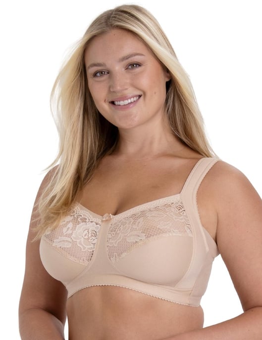 2393 Miss Mary Of Sweden Lovely Lace Non Wired Support Bra - Image 5