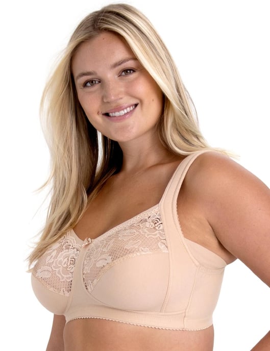 2393 Miss Mary Of Sweden Lovely Lace Non Wired Support Bra - Image 6