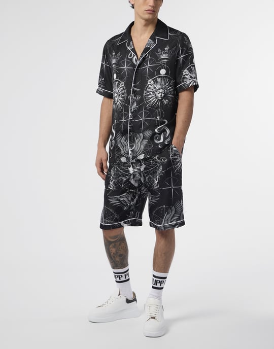 Silk Bowling Shirt All-Over Tattoo - Image 4