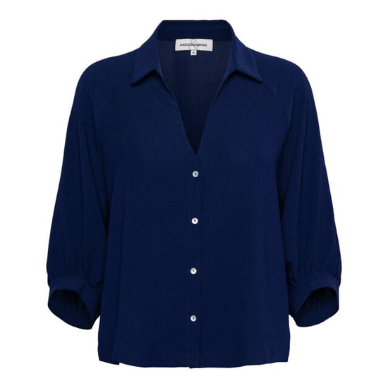 &Co Woman &co woen blouse arijke bl-ink blue - Image 1
