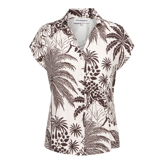 &Co Woman &co women blouse valetta choco duo chocolate - Image 1