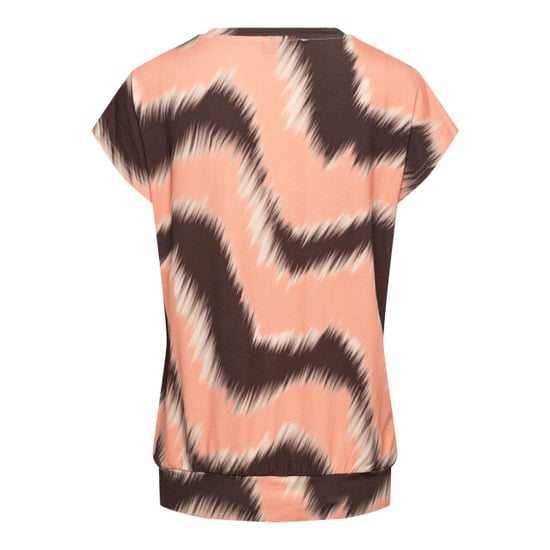 &Co Woman &co women top lucia zigzag chocolate multi - Image 2