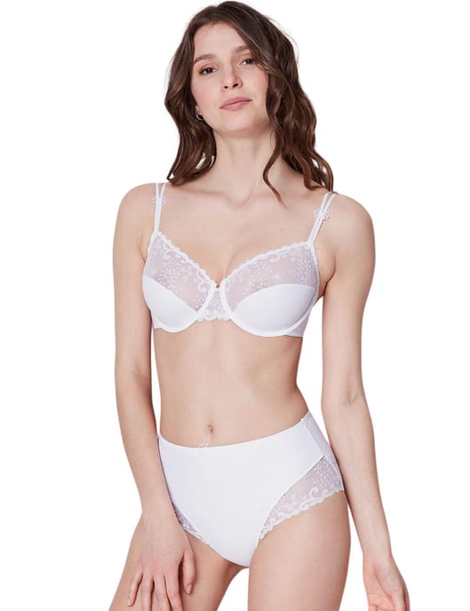 Simone Perele Delice Full Cup Bra - White - Image 5