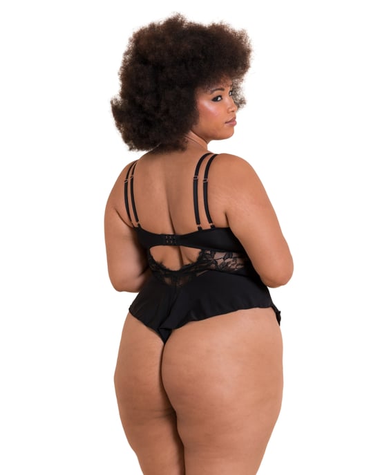 St048327 Scantilly By Curvy Kate Embrace Lace Teddy - Image 2