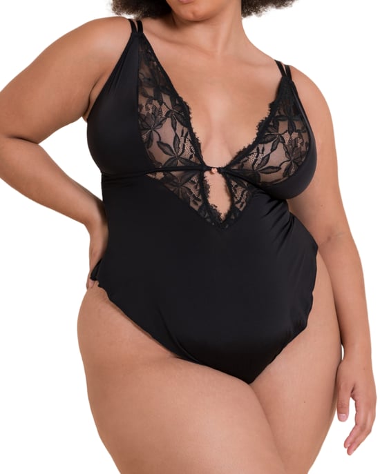 St048327 Scantilly By Curvy Kate Embrace Lace Teddy - Image 4
