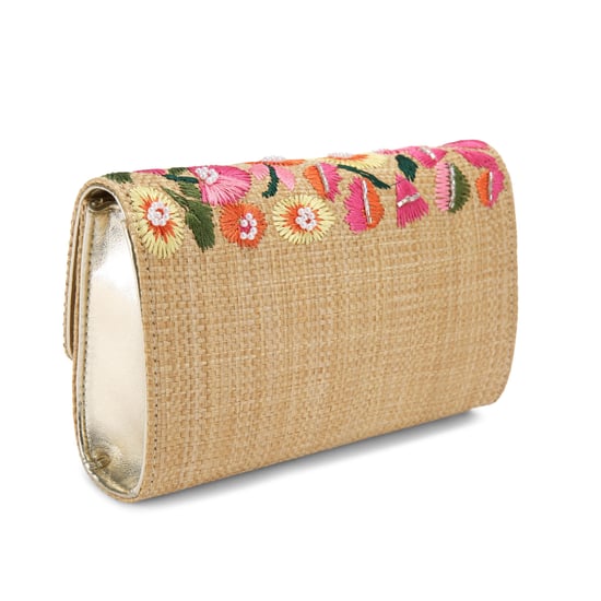 Carvela  Giorgia Flower Clutch Bag - Image 3