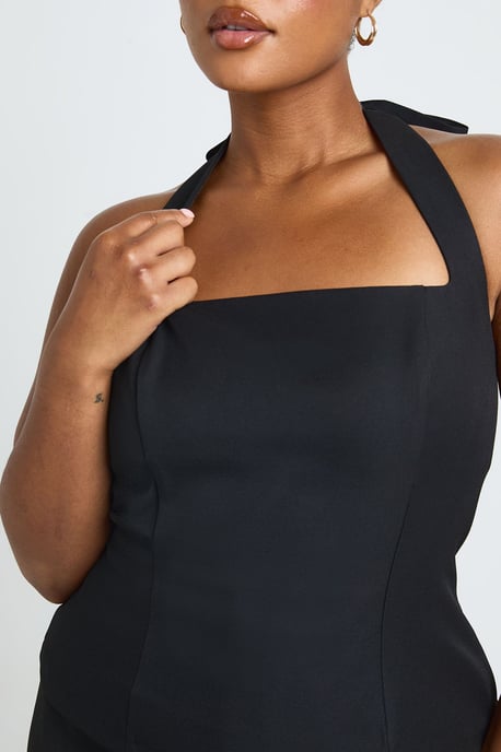 Plus Square Neck Halter Top - Image 4