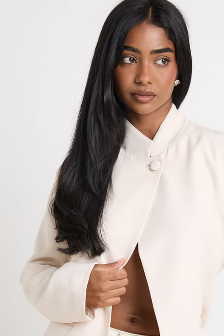 High Fastening Wrap Blazer - Image 4