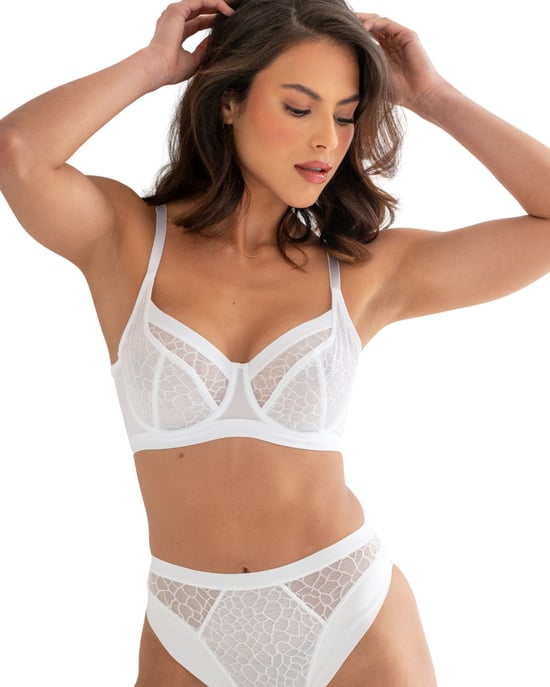 99501 Pour Moi Geo Sculpt Underwired Bra - Image 5