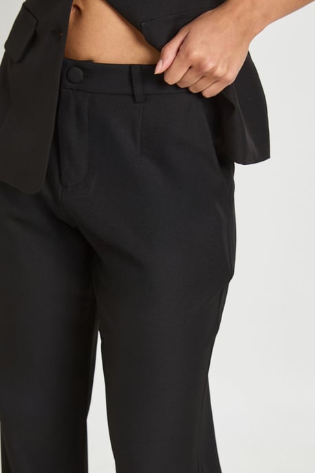 Straight Leg Tailored Trousers - Image 4
