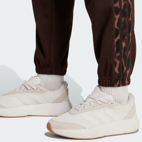 Seasonal Essentials French Terry 3-Stripes Leopar Desenli Eşofman Altı - Image 5