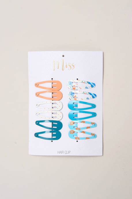 Scalloped Edge Dress and Matching Hair Clips Set - Image 5
