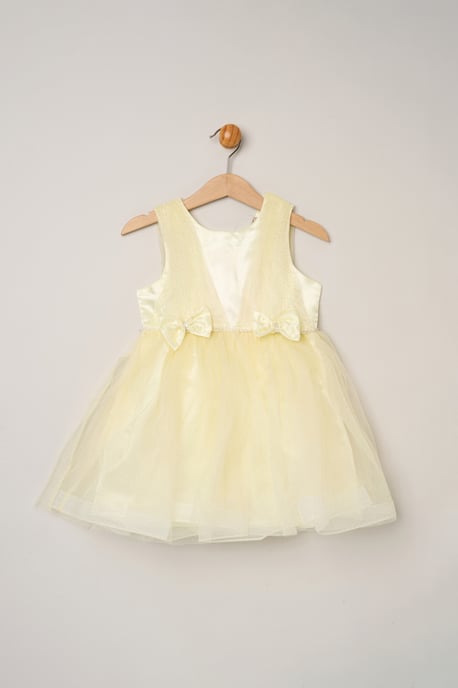 Tulle Dress with Rhinestone and Bows - Image 1