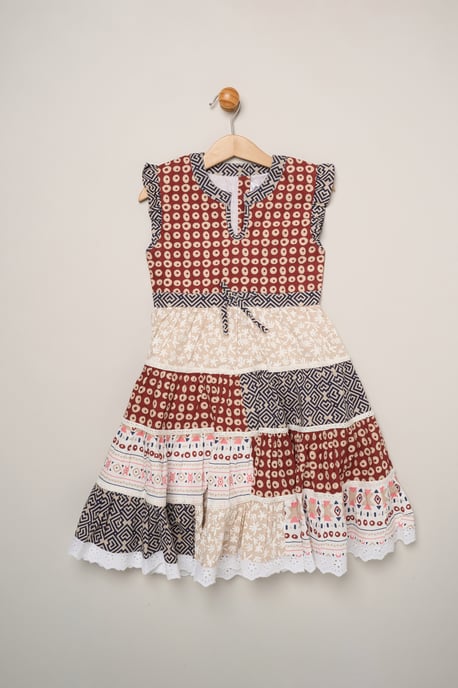 Aztec Patchwork Dress - Image 1