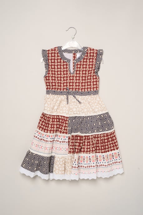 Aztec Patchwork Dress - Image 2