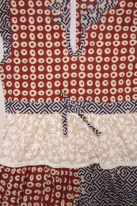 Aztec Patchwork Dress - Image 3