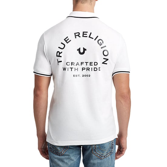 True Religion Mens Casual Polo T Shirt Short Sleeve Cotton Tee Classic Golf - Image 2