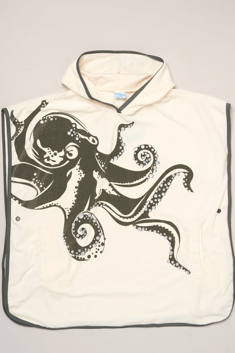 Octopus Towelling Poncho, Swim Shorts and Sunglasses Set - Image 5