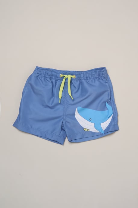 Whale Swim Top, Shorts and Bucket Hat Swimwear Set - Image 5