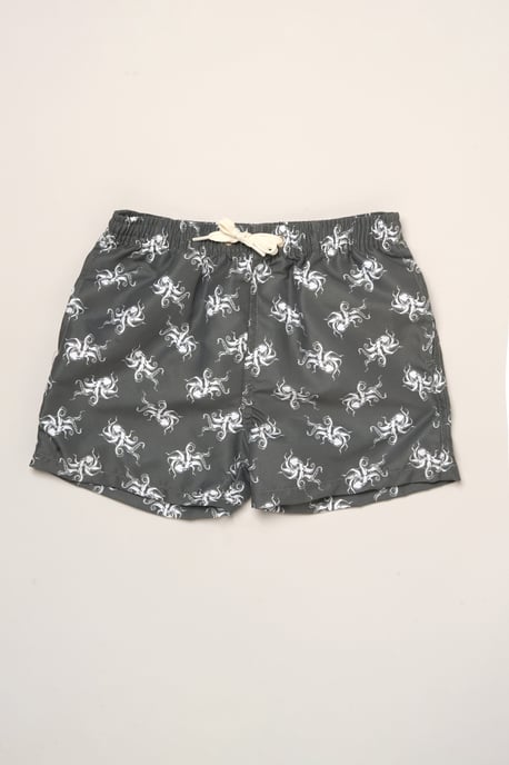 Octopus Towelling Poncho, Swim Shorts and Sunglasses Set - Image 4