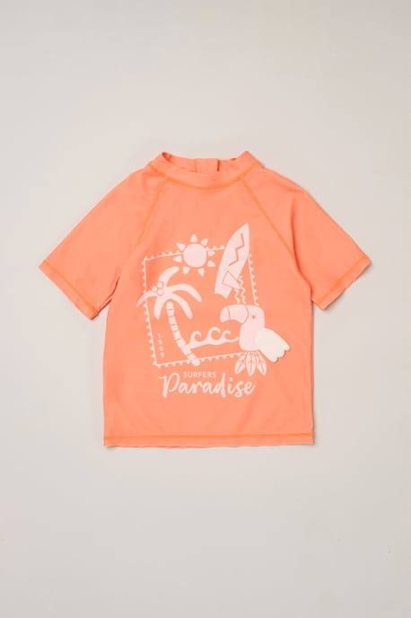 Toucan Paradise Swim Top, Shorts and Bucket Hat Swimwear Set - Image 2