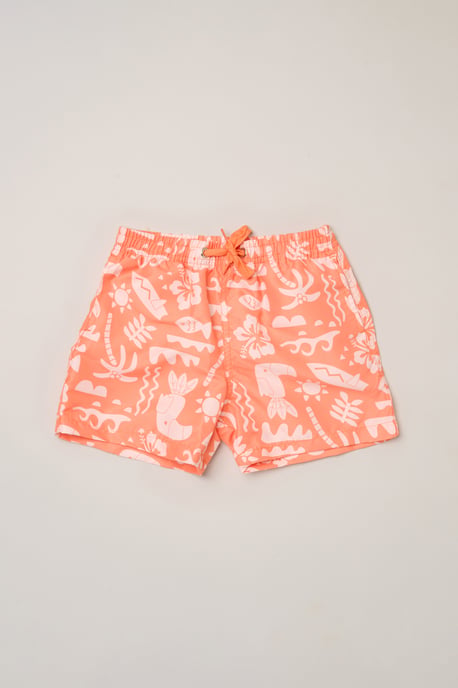 Toucan Paradise Swim Top, Shorts and Bucket Hat Swimwear Set - Image 3