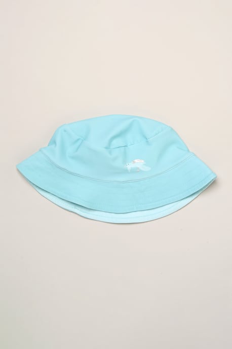 Turtle Top, Shorts and Bucket Hat Swimwear Set - Image 3