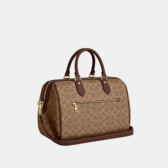 Rowan Large Satchel Bag In Signature Canvas - Image 2